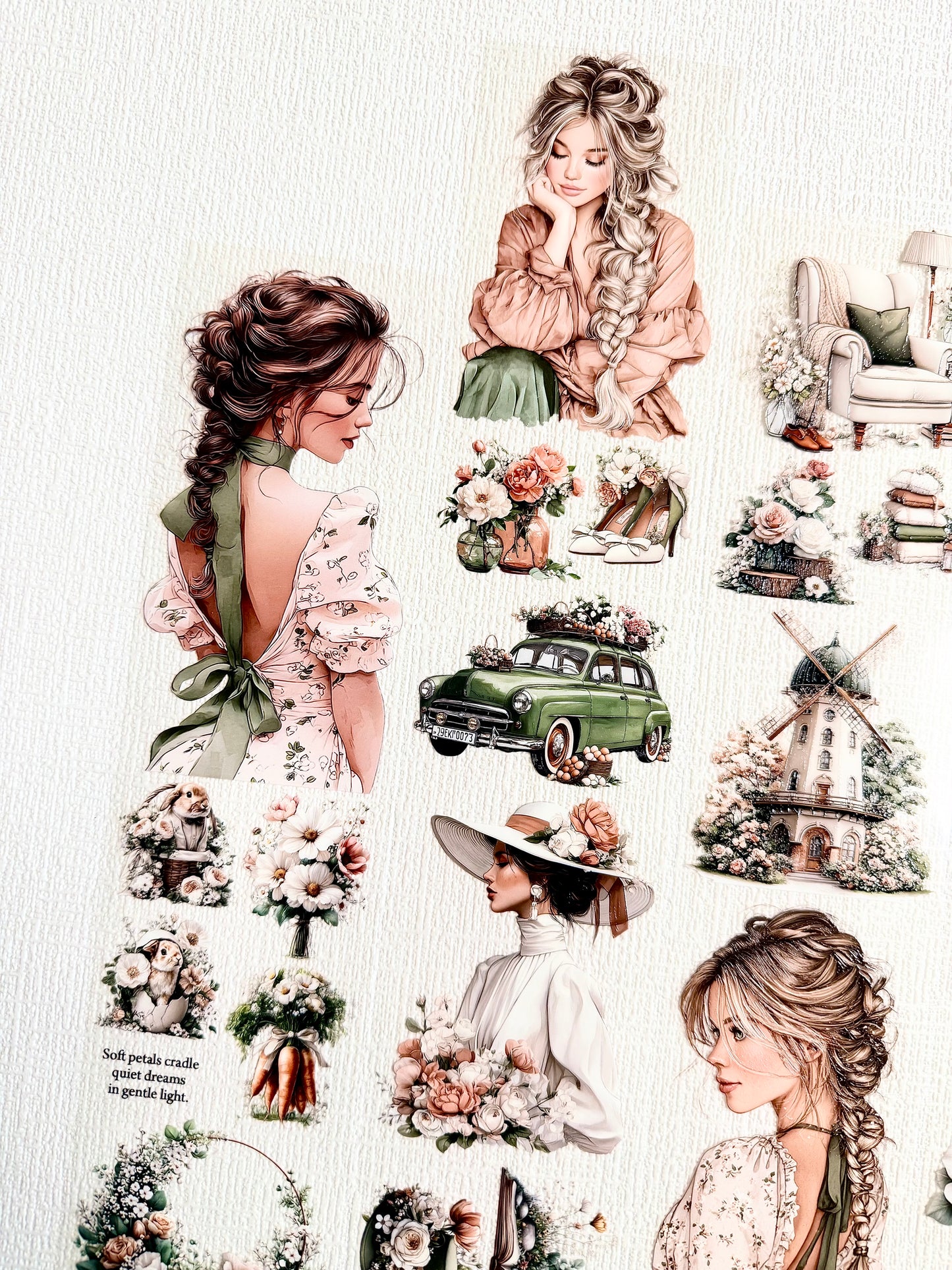 Torn Paper_ Blushwood Cottage 3D Print PET Tape 200cm TPM 076[1Loop]
