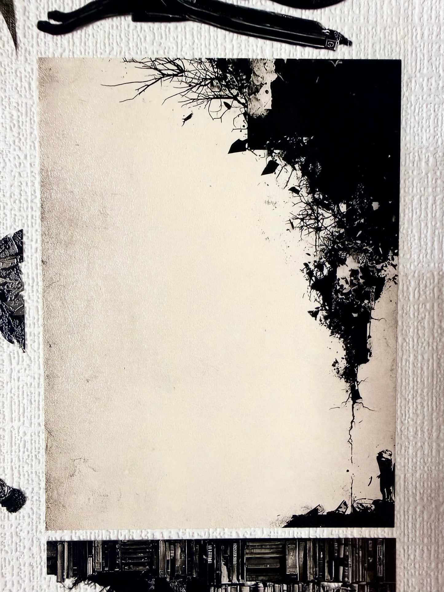 Torn Paper_ The Inked Silence 3D Print PET Tape 6m TPM 091[Whole]