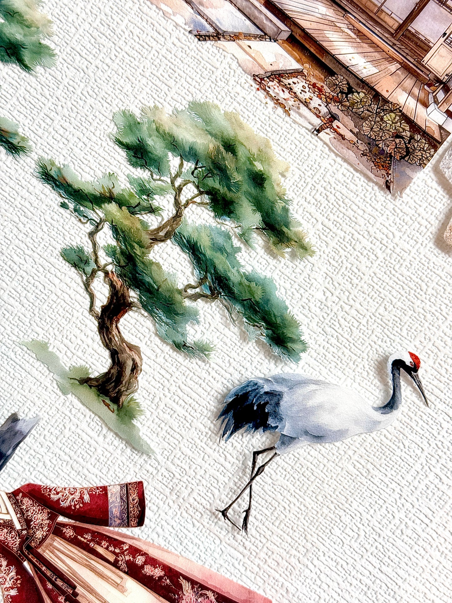 Torn Paper_ Whispers of Korea 3D Print PET Tape 200cm TPM 115[1Loop]
