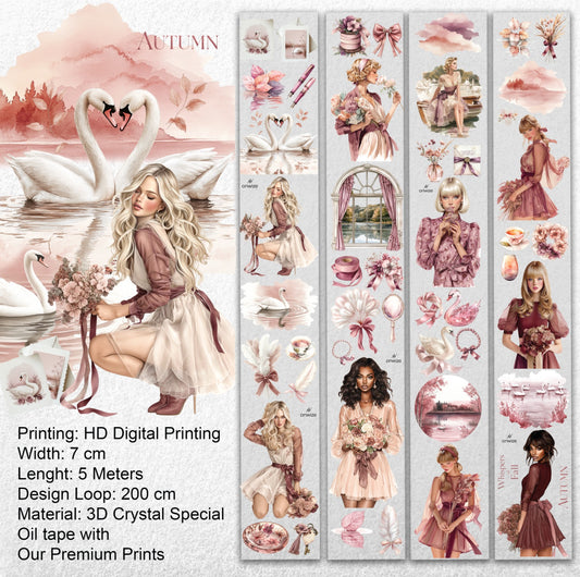 Onwize_ Journal Supplies Blush Autumn 3D Crystal Ink OW 248[1Loop]