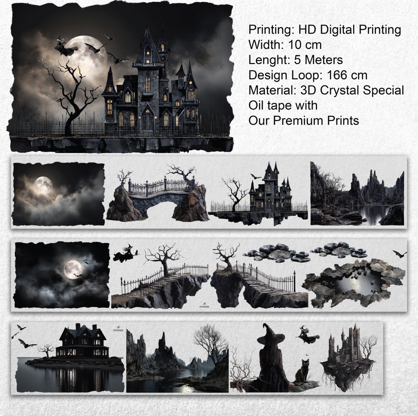 Onwize_ Journal Supplies Witching Hour 3D Crystal Ink OW 250[1Loop]