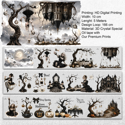 Onwize_ Journal Supplies Haunted Tea Garden 3D Crystal Ink OW 252[1Loop]