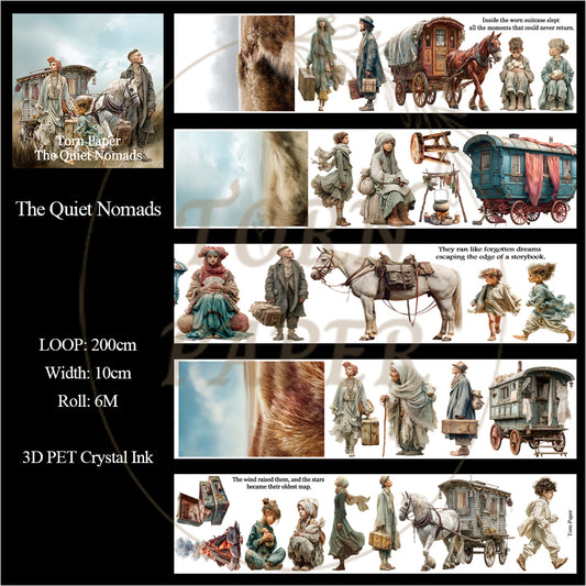 Torn Paper_ The Quiet Nomads 3D Print PET Tape 200cm TPM 106[1Loop]