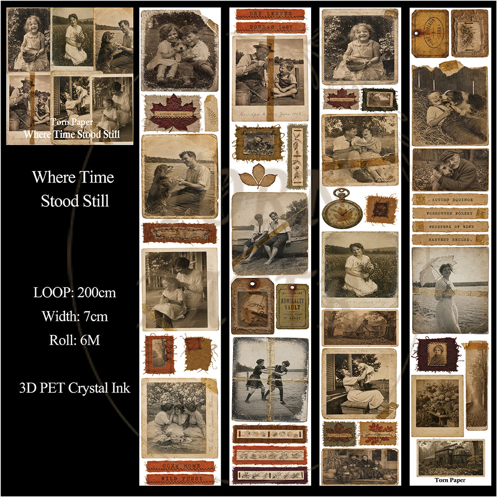 Torn Paper_ Where Time Stood Still 3D Print PET Tape 200cm TPM 129[1Loop]