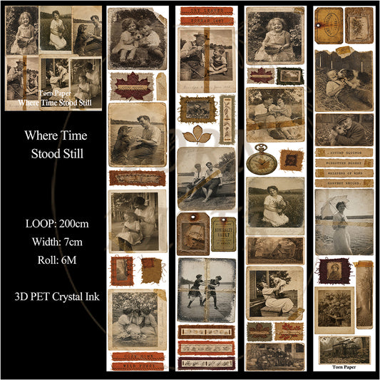 Torn Paper_ Where Time Stood Still 3D Print PET Tape 200cm TPM 129[1Loop]