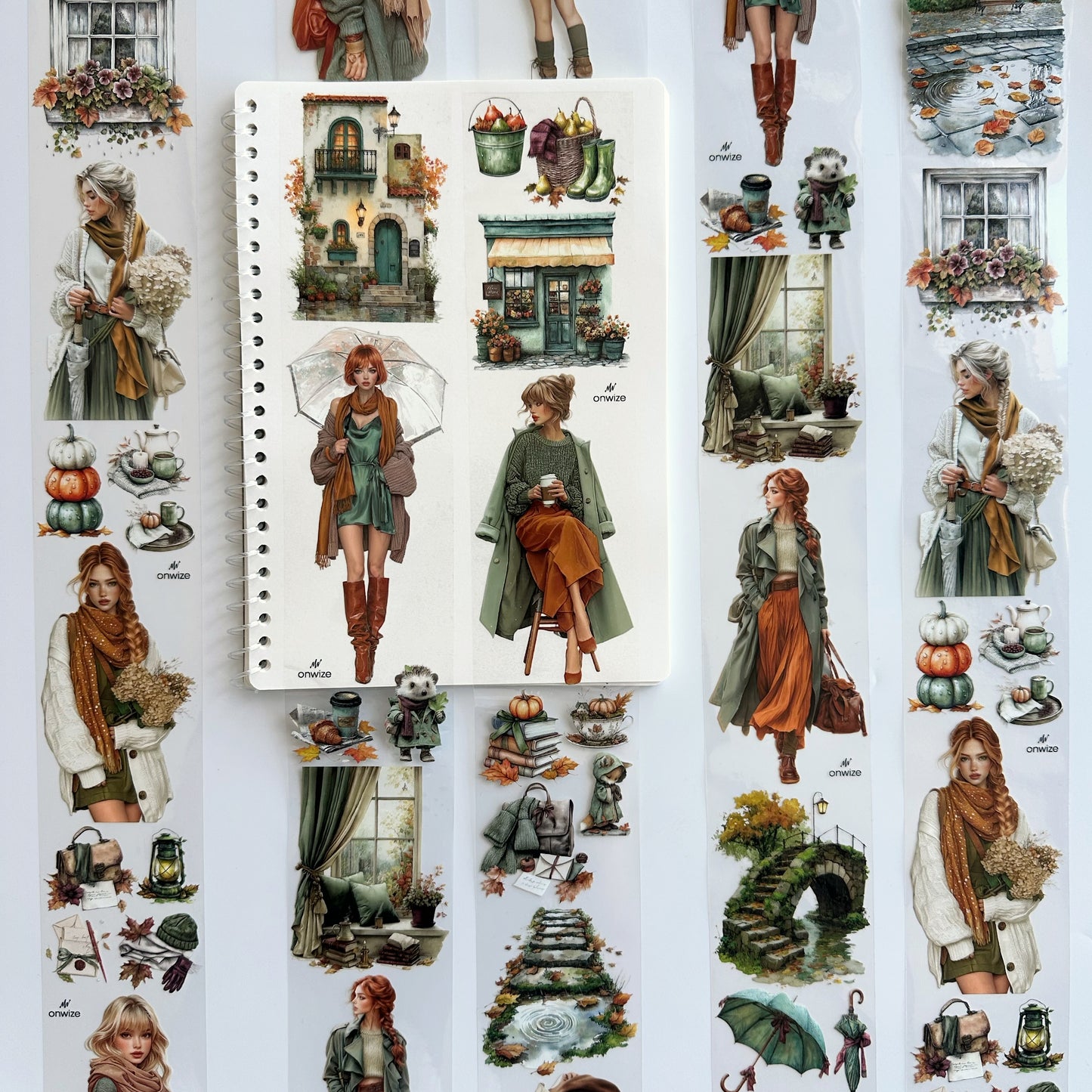 Onwize_ Journal Supplies Autumn Stroll 3D Crystal Ink OW 241[Whole]