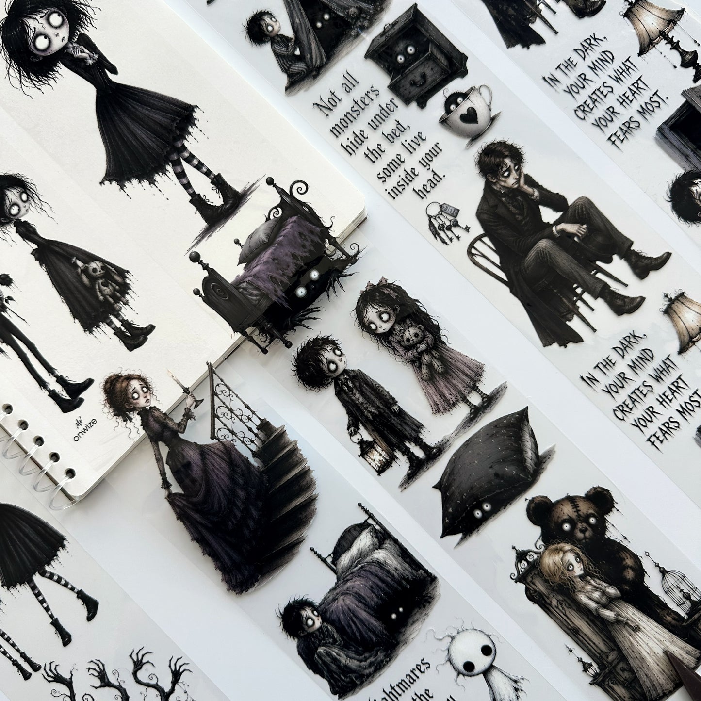 Onwize_ Journal Supplies Monsters Within 3D Crystal Ink OW 244[1Loop]