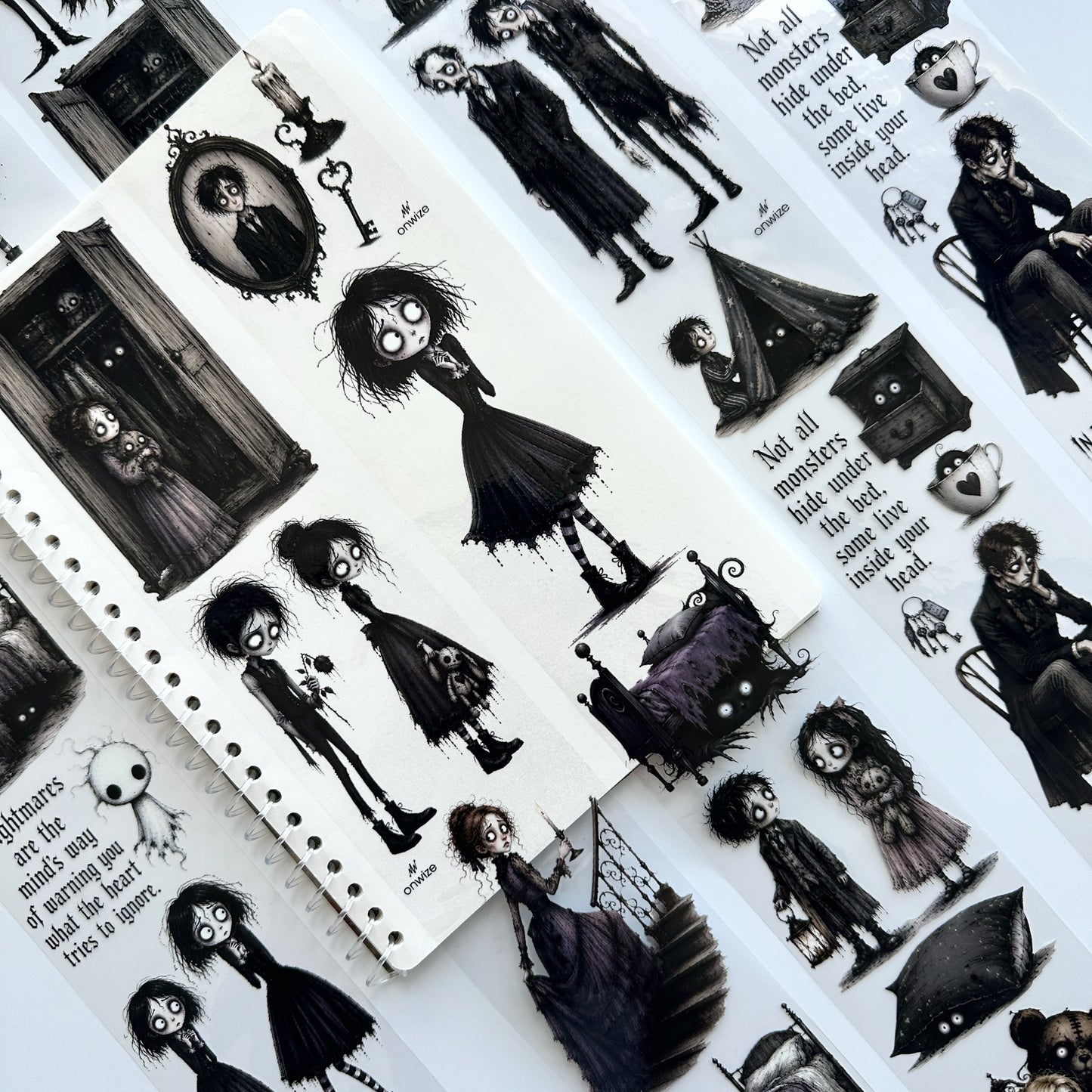Onwize_ Journal Supplies Monsters Within 3D Crystal Ink OW 244[1Loop]