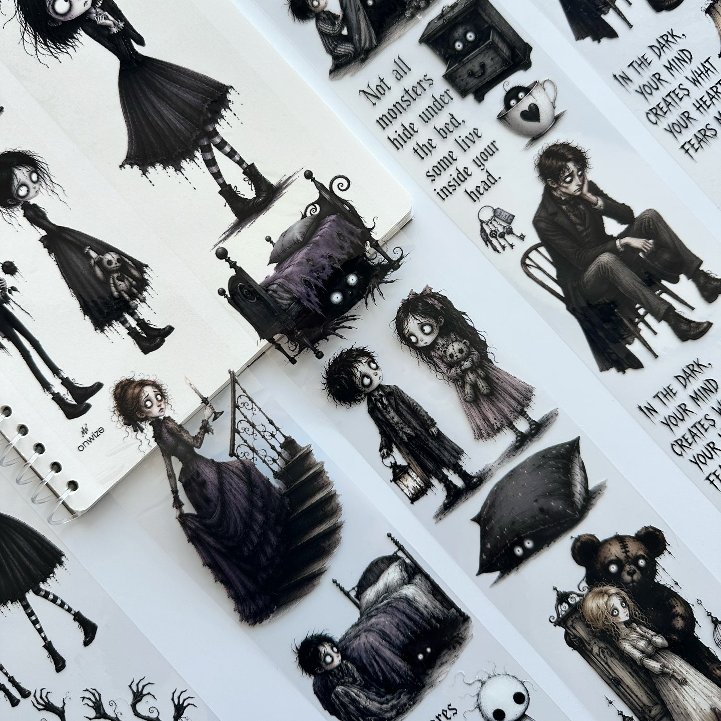 Onwize_ Journal Supplies Monsters Within 3D Crystal Ink OW 244[1Loop]