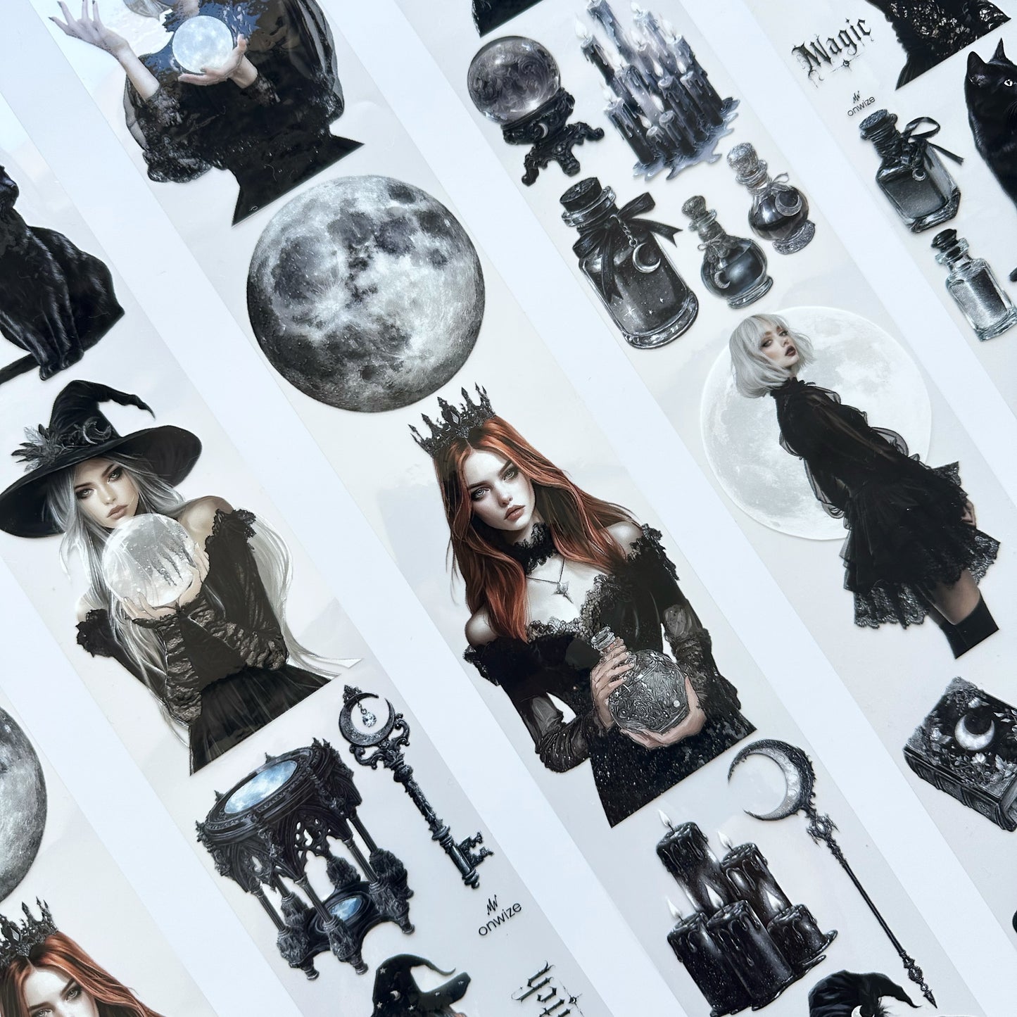 Onwize_ Journal Supplies Moonlit Witch 3D Crystal Ink OW 246[1Loop]