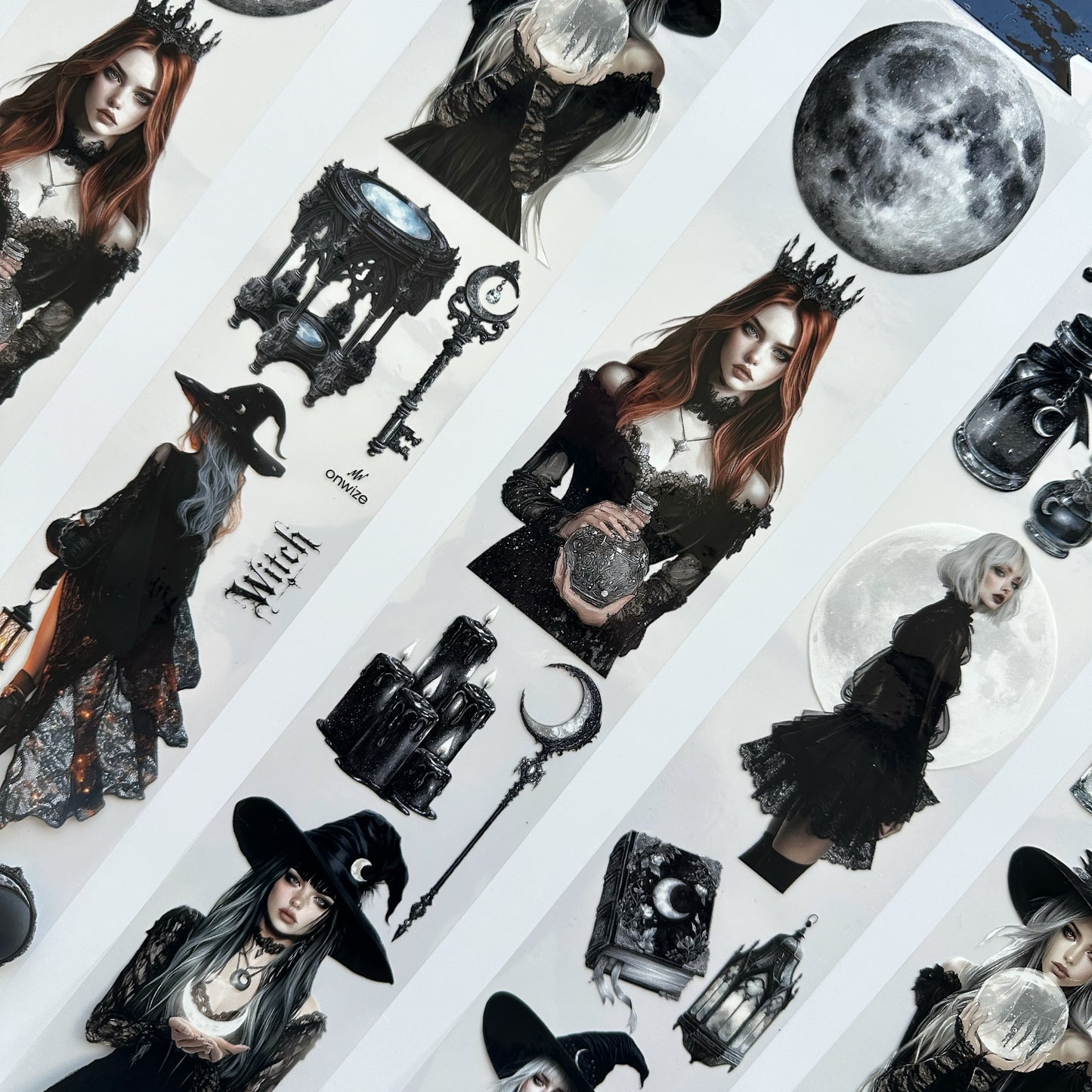 Onwize_ Journal Supplies Moonlit Witch 3D Crystal Ink OW 246[1Loop]