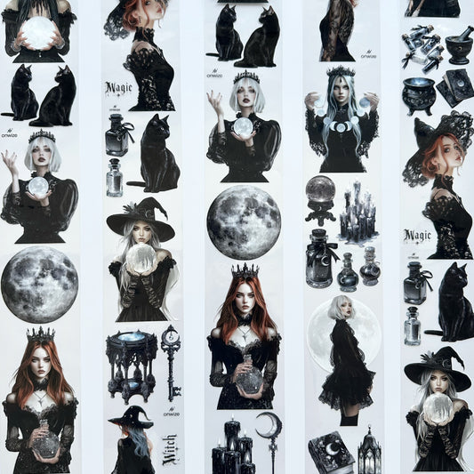 Onwize_ Journal Supplies Moonlit Witch 3D Crystal Ink OW 246[1Loop]