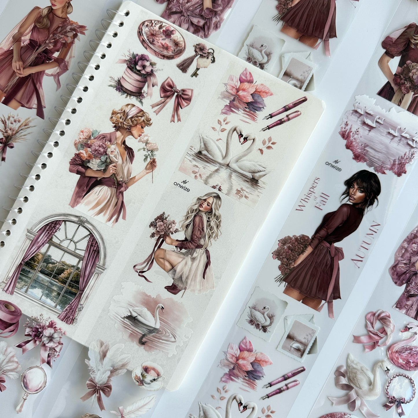 Onwize_ Journal Supplies Blush Autumn 3D Crystal Ink OW 248[Whole]