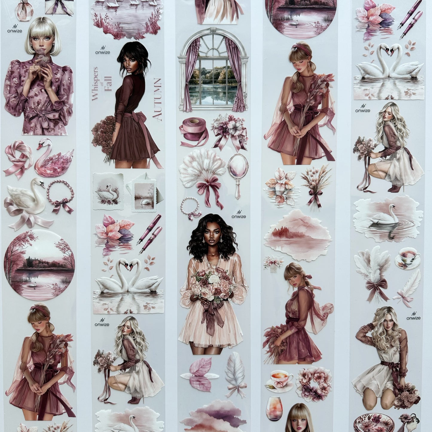 Onwize_ Journal Supplies Blush Autumn 3D Crystal Ink OW 248[Whole]