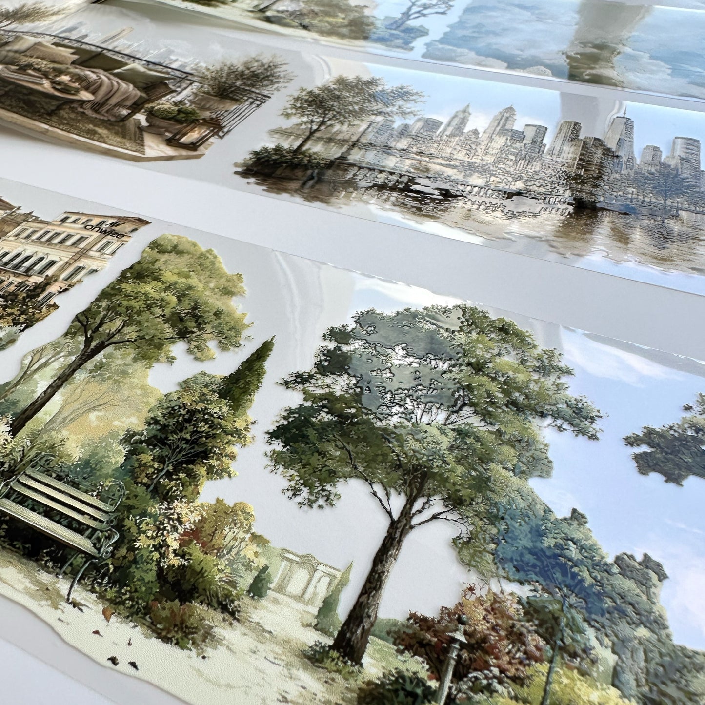 Onwize_ Journal Supplies Golden Cityscape 3D Crystal Ink OW 251[Whole]