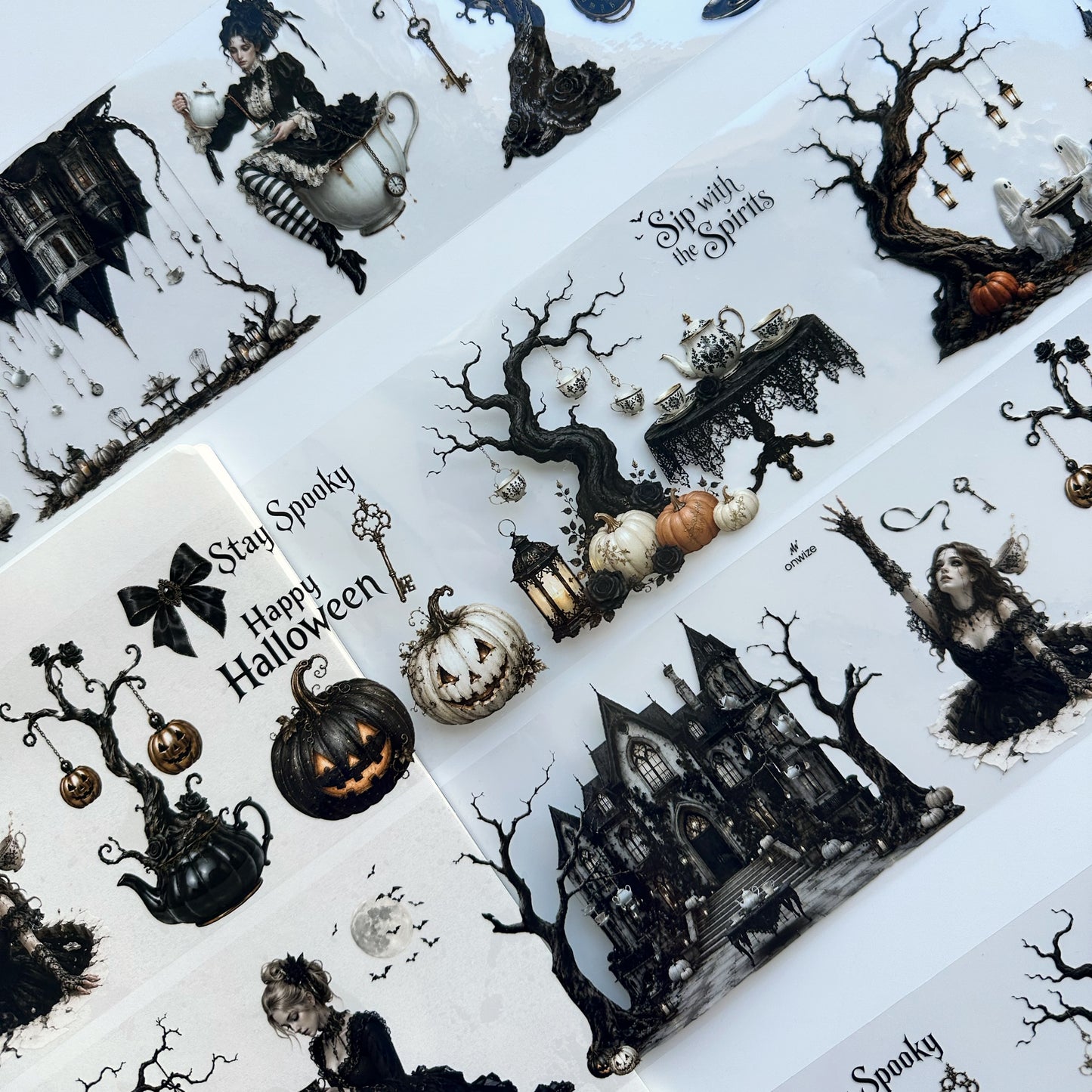 Onwize_ Journal Supplies Haunted Tea Garden 3D Crystal Ink OW 252[Whole]