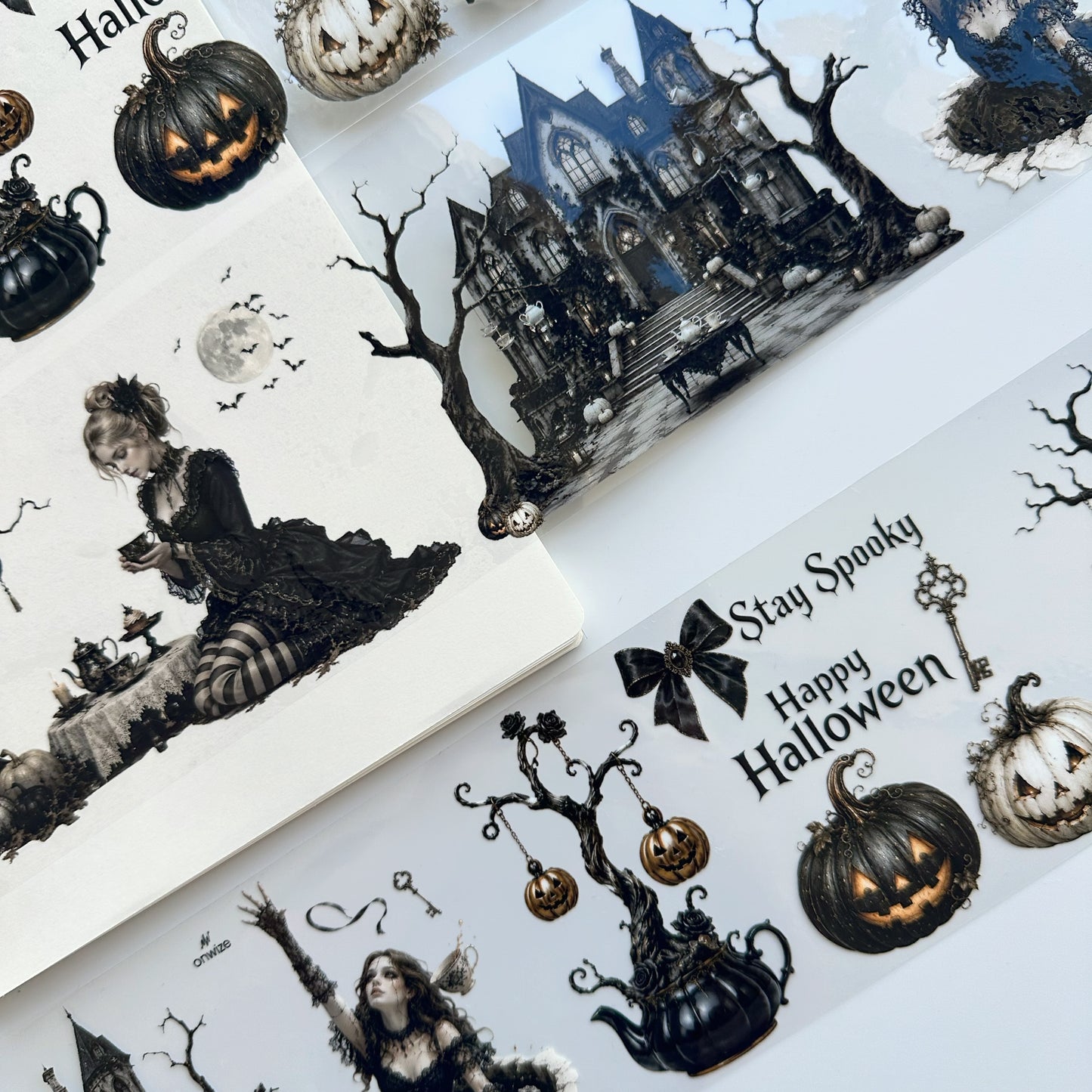 Onwize_ Journal Supplies Haunted Tea Garden 3D Crystal Ink OW 252[Whole]