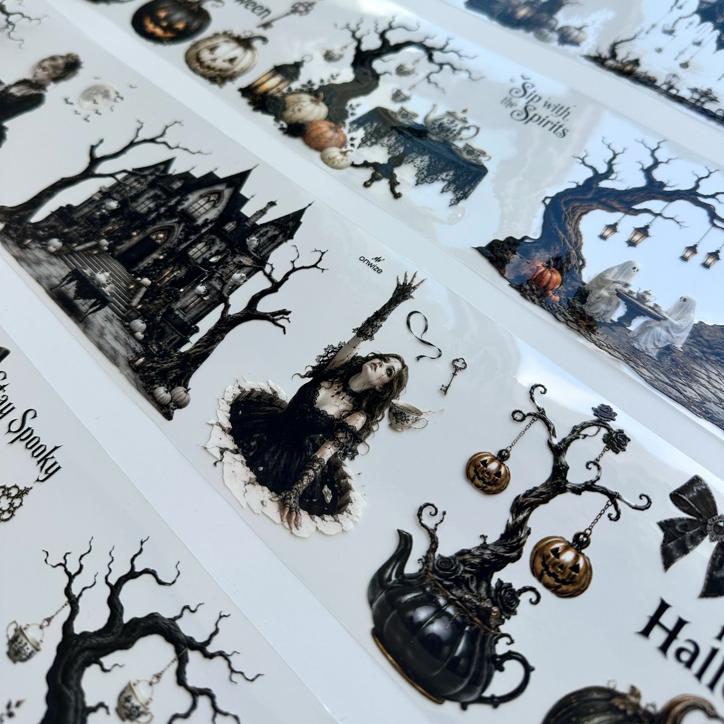 Onwize_ Journal Supplies Haunted Tea Garden 3D Crystal Ink OW 252[Whole]