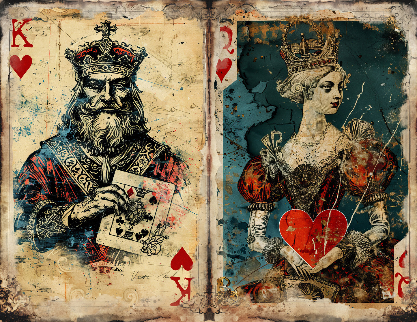 Torn Paper Scrapbooking Papers Dreaming in Wonderland TPB-003
