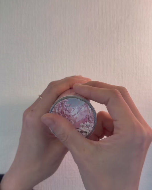 Torn Paper_ A Forest Welcoming Spring 3D Print PET Tape 200cm TPM 073[1Loop]