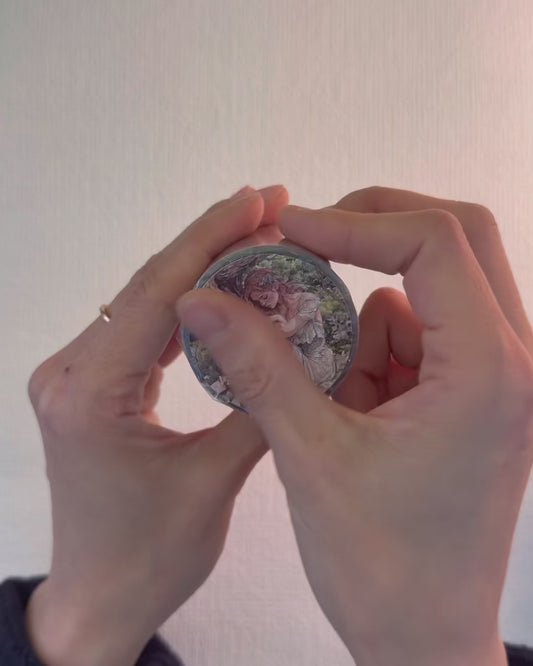 Torn Paper_ Vintage Forest Ladies 3D Print PET Tape 6m TPM 061[1Loop]