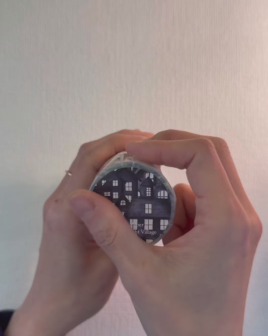 Torn Paper_ Little Midnight Village 3D Print PET Tape 6m TPM 070[1Loop]