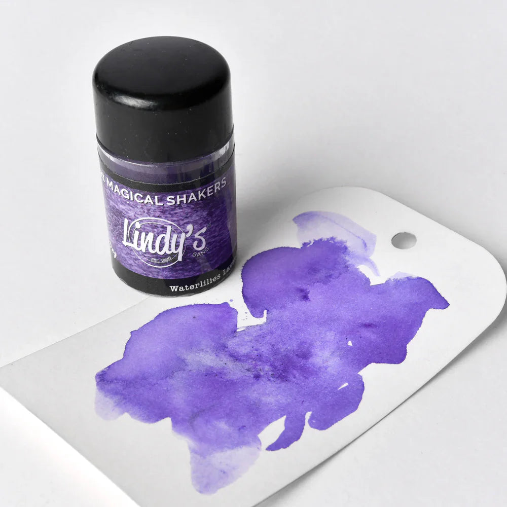 Lindy's Gang Powder ink Waterlilies Lavendar Magical Shaker LY 007
